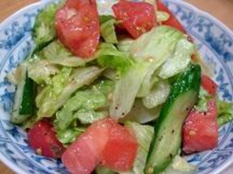 モリモリ食べられる！たっぷり野菜サラダ　【サラダ】